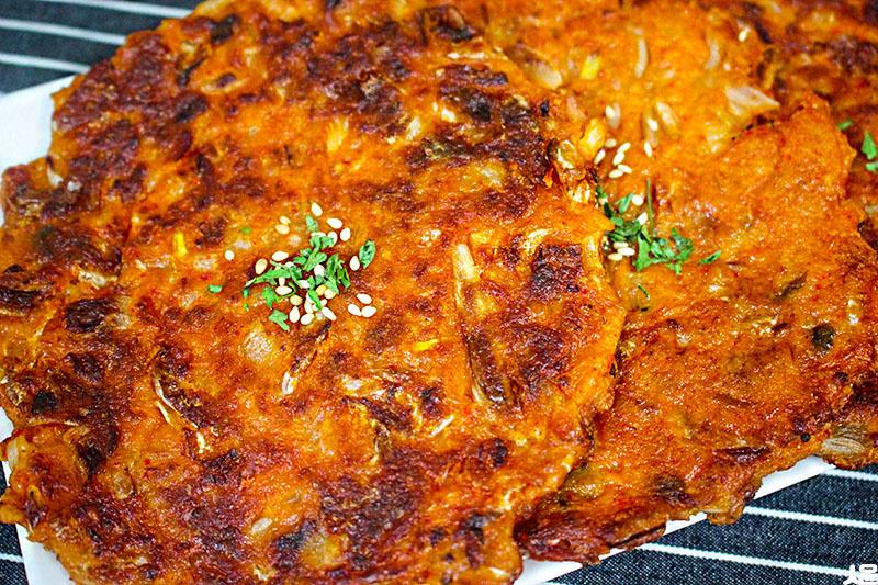 참치김치전