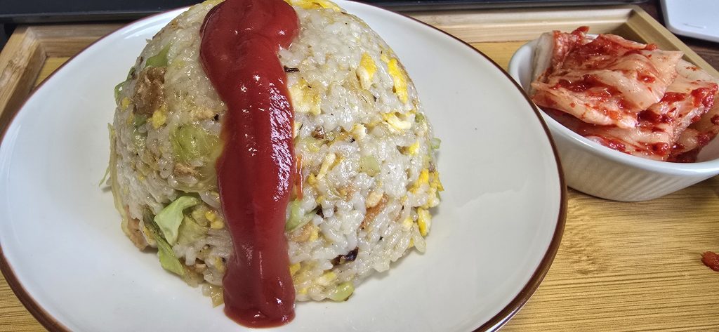 유부 계란 볶음밥